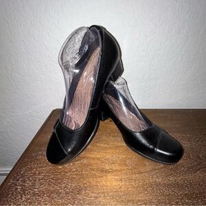 Clarks Artisan Rosalyn Belle Slip On Block Heel Shoes